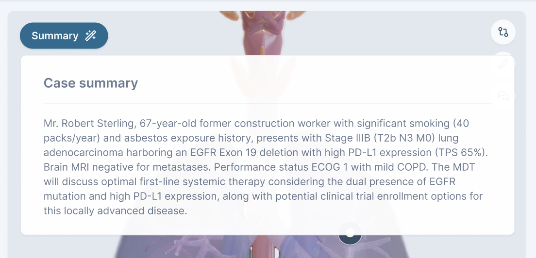 CliniGuide case summary