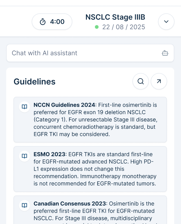 CliniGuide dashboard module